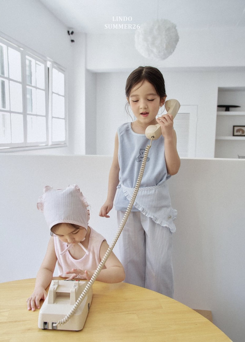 Lindo - Korean Children Fashion - #stylishchildhood - Teddy Terry Sleeveless - 6