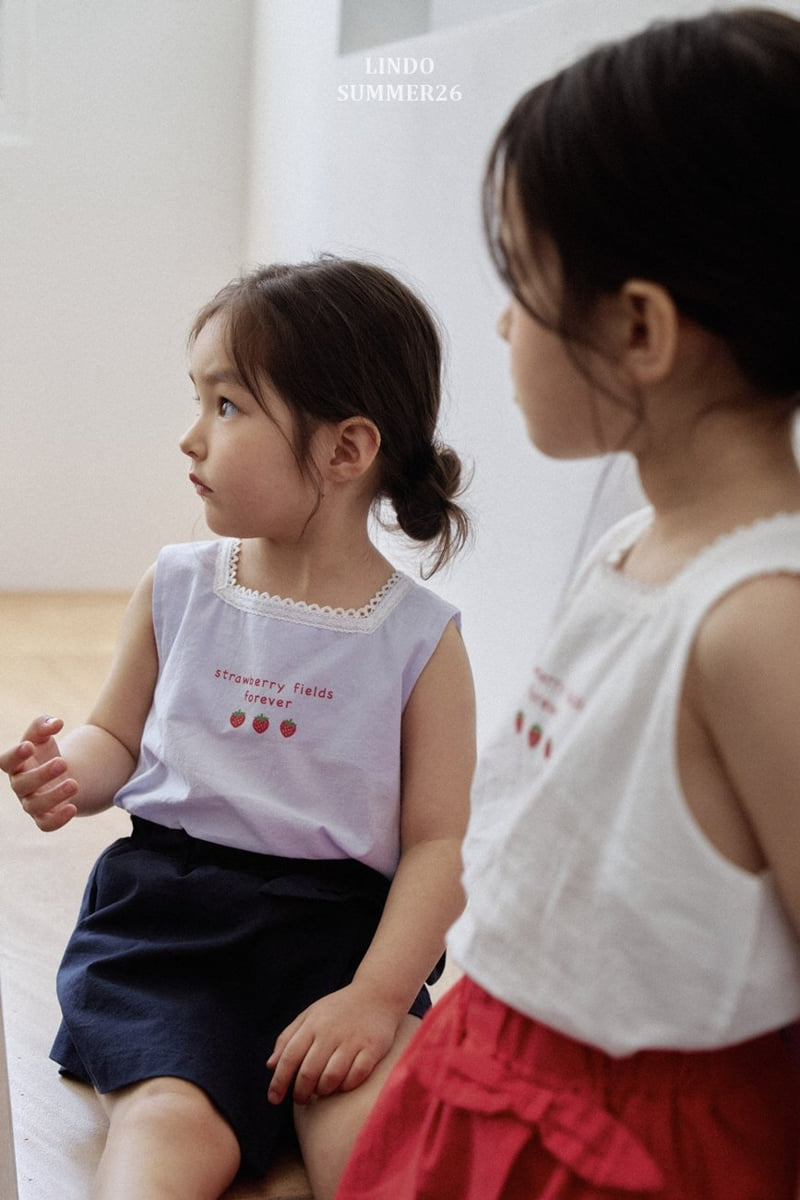 Lindo - Korean Children Fashion - #todddlerfashion - Strawberry Blouse - 10