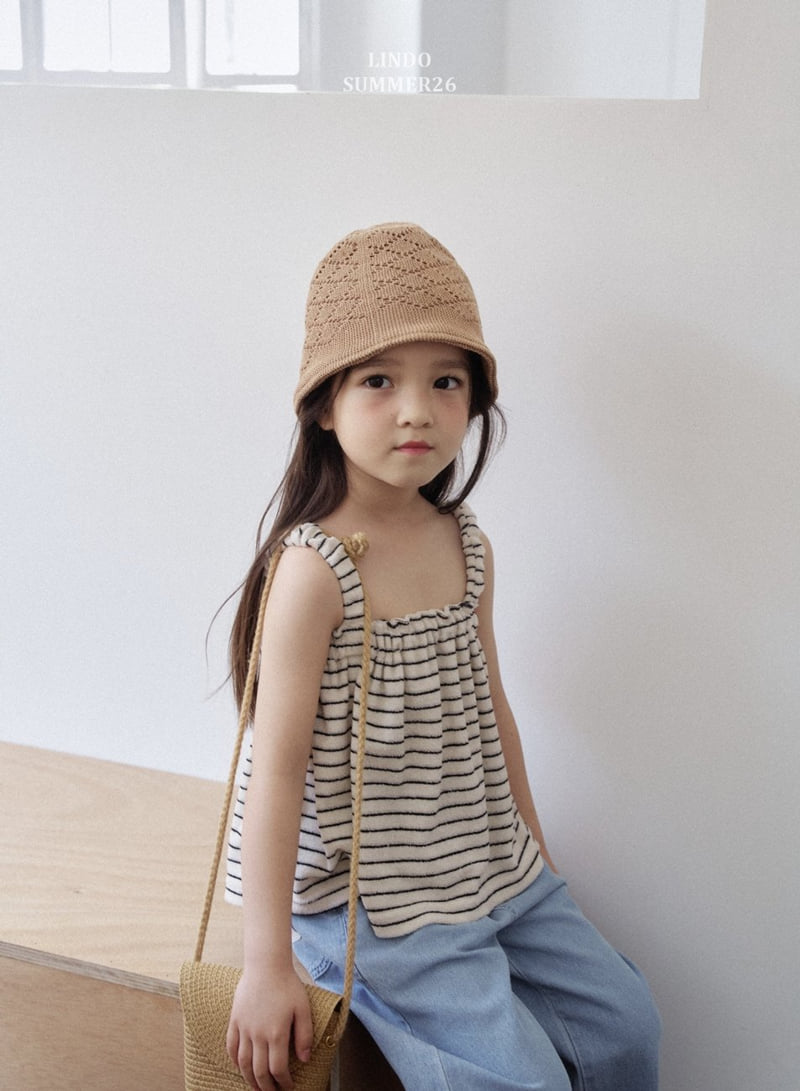 Lindo - Korean Children Fashion - #todddlerfashion - Soft Terry Sleeveless Tee - 9
