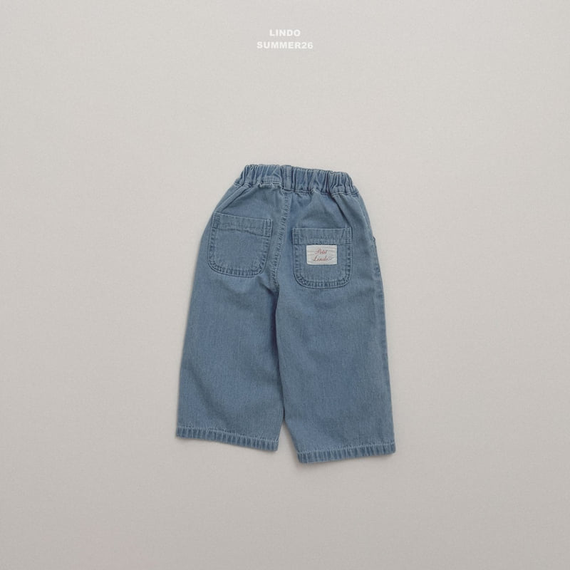 Lindo - Korean Children Fashion - #todddlerfashion - Cool Denim Pants - 4