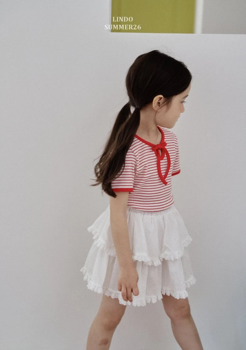 Lindo - Korean Children Fashion - #toddlerclothing - Elise Stripe Tee - 11