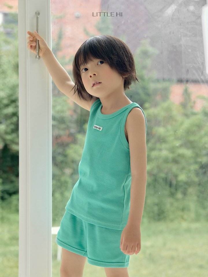 Little Hi - Korean Children Fashion - #Kfashion4kids - Little Pop Ribbed Set - 11