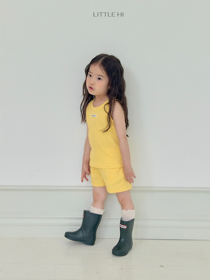 Little Hi - Korean Children Fashion - #childofig - Little Pop Ribbed Set - 3
