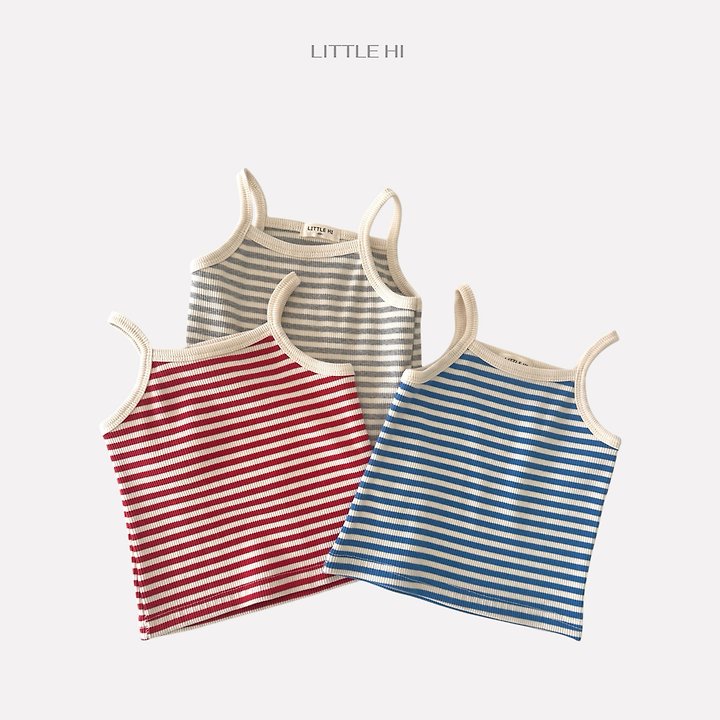 Little Hi - Korean Children Fashion - #childofig - Candy Stripe Sleeveless Top