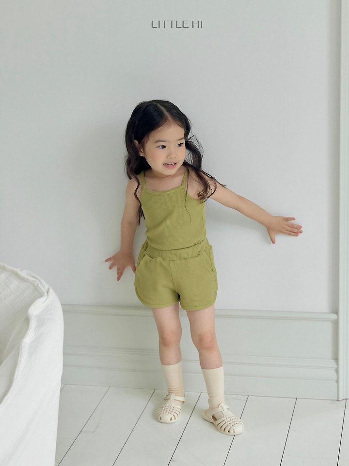 Little Hi - Korean Children Fashion - #childofig - Waffle Day Sleeveless Top - 11