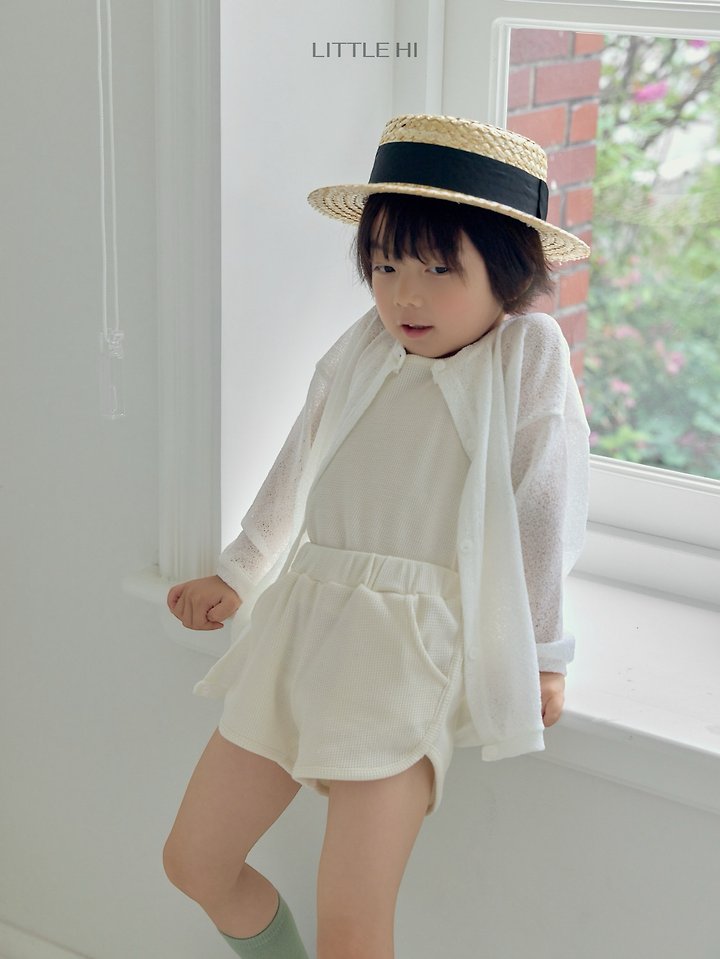 Little Hi - Korean Children Fashion - #childofig - Waffle Day Shorts - 11