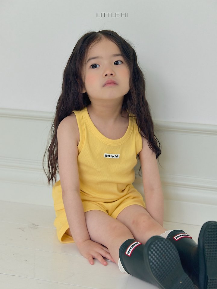 Little Hi - Korean Children Fashion - #childofig - Little Pop Ribbed Set - 4