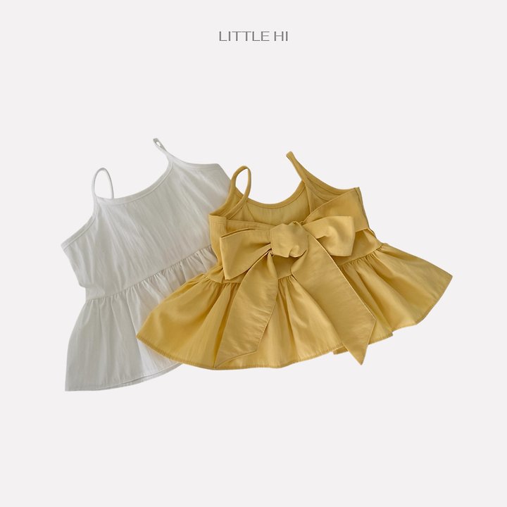 Little Hi - Korean Children Fashion - #designkidswear - Back Ribbon Blouse