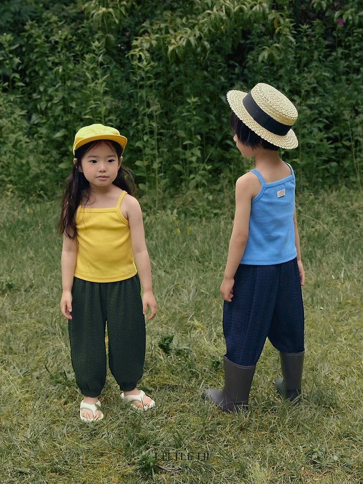 Little Hi - Korean Children Fashion - #discoveringself - Color Talk Ribbed Sleeveless Top - 8