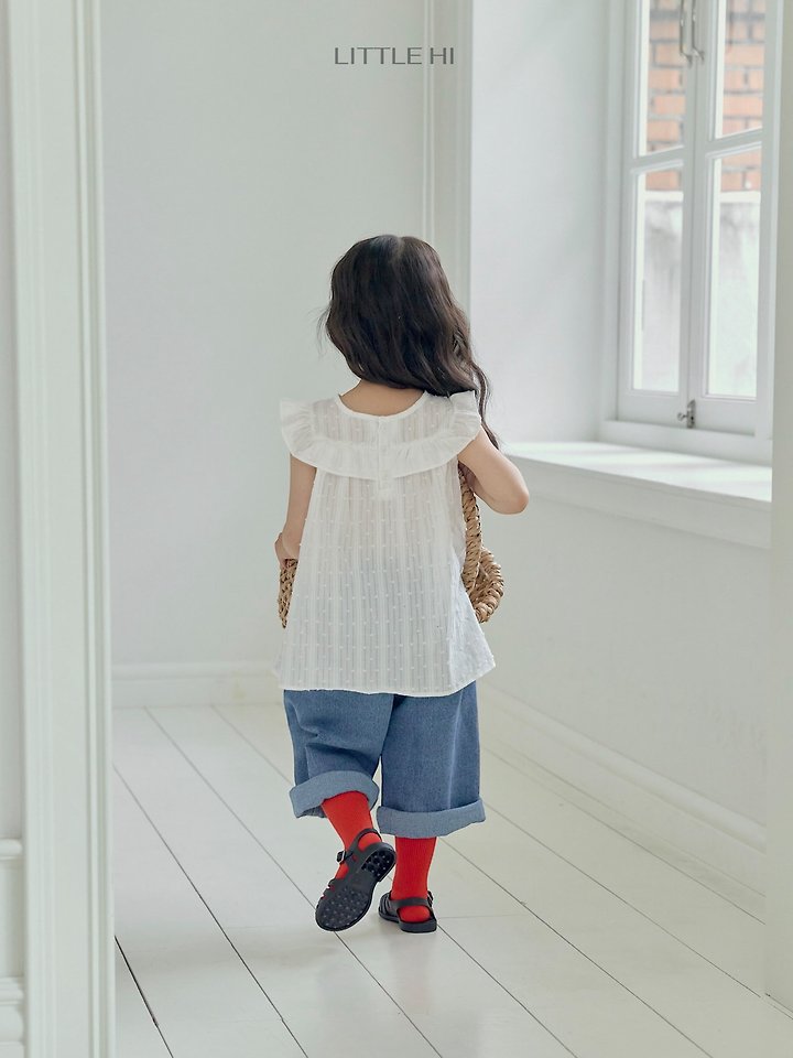 Little Hi - Korean Children Fashion - #discoveringself - Roe Shirring Blouse - 4