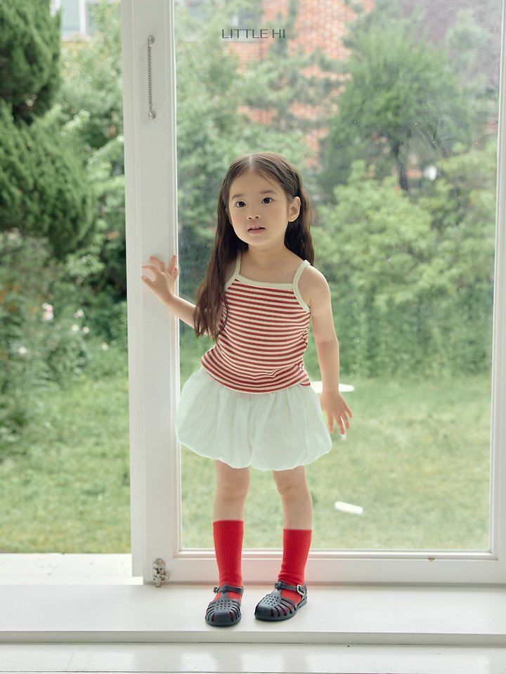 Little Hi - Korean Children Fashion - #kidsstore - Candy Stripe Sleeveless Top - 7