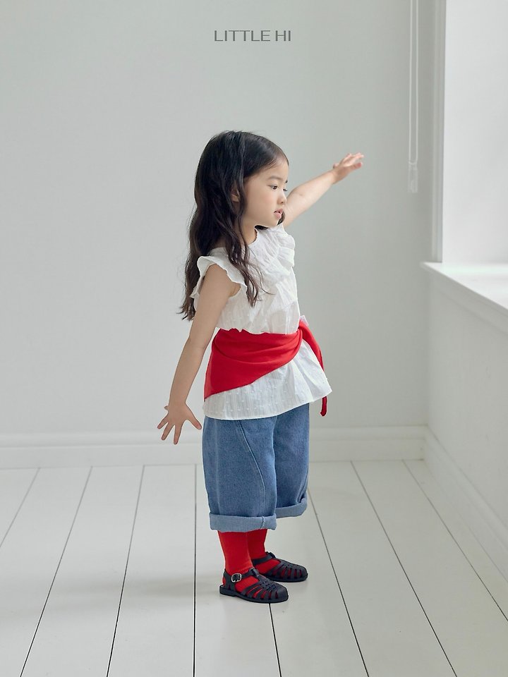 Little Hi - Korean Children Fashion - #kidsstore - Roe Shirring Blouse - 6
