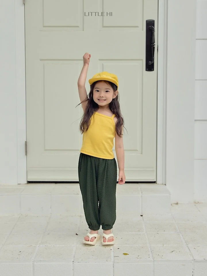 Little Hi - Korean Children Fashion - #kidzfashiontrend - Color Talk Ribbed Sleeveless Top - 12