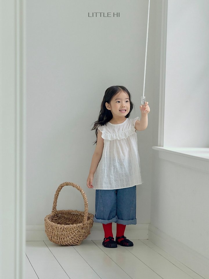 Little Hi - Korean Children Fashion - #kidzfashiontrend - Roe Shirring Blouse - 7