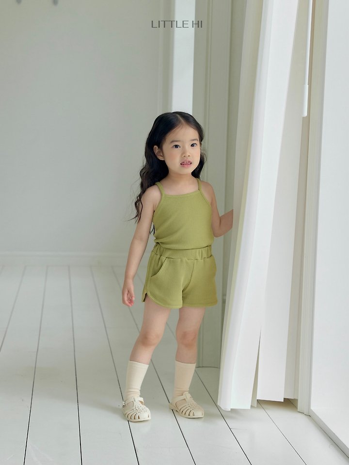 Little Hi - Korean Children Fashion - #kidsstore - Waffle Day Shorts - 4