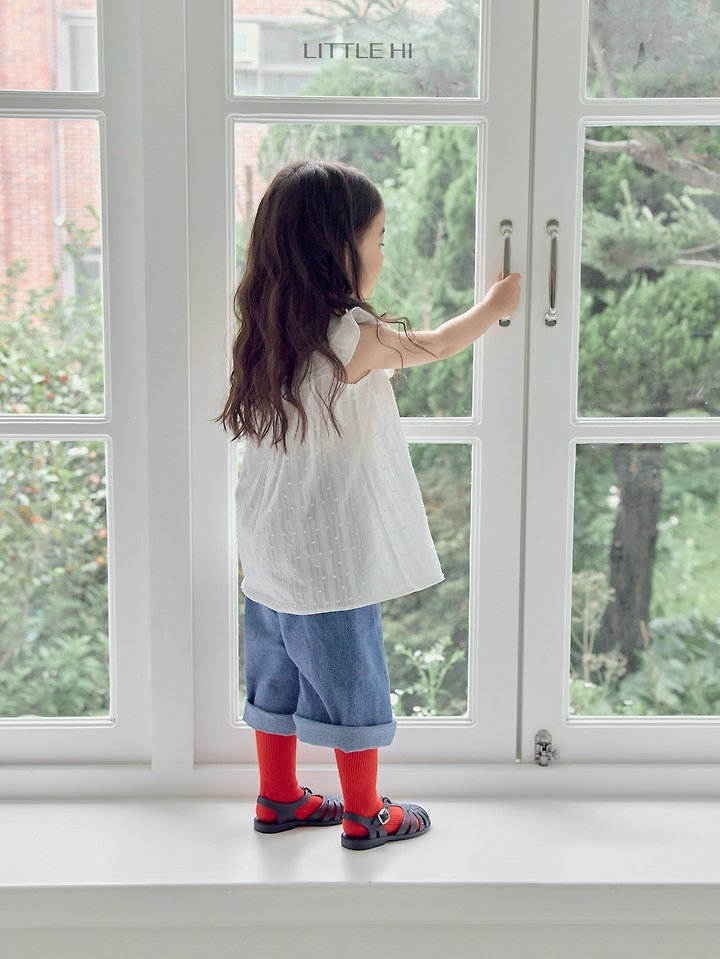 Little Hi - Korean Children Fashion - #littlefashionista - Roe Shirring Blouse - 9