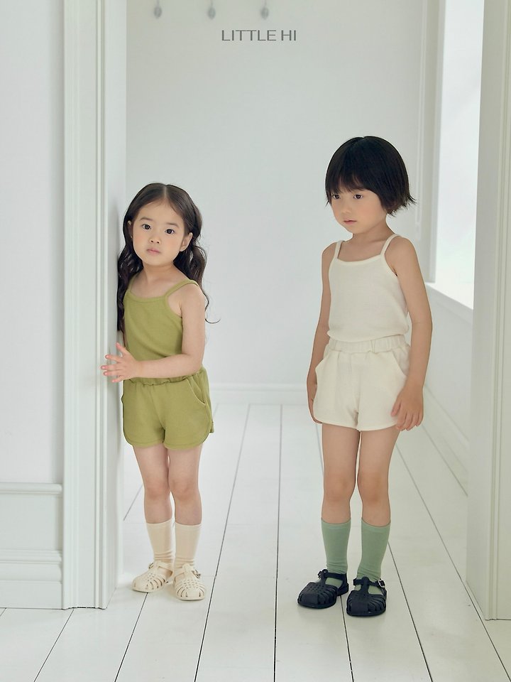 Little Hi - Korean Children Fashion - #magicofchildhood - Waffle Day Shorts - 7
