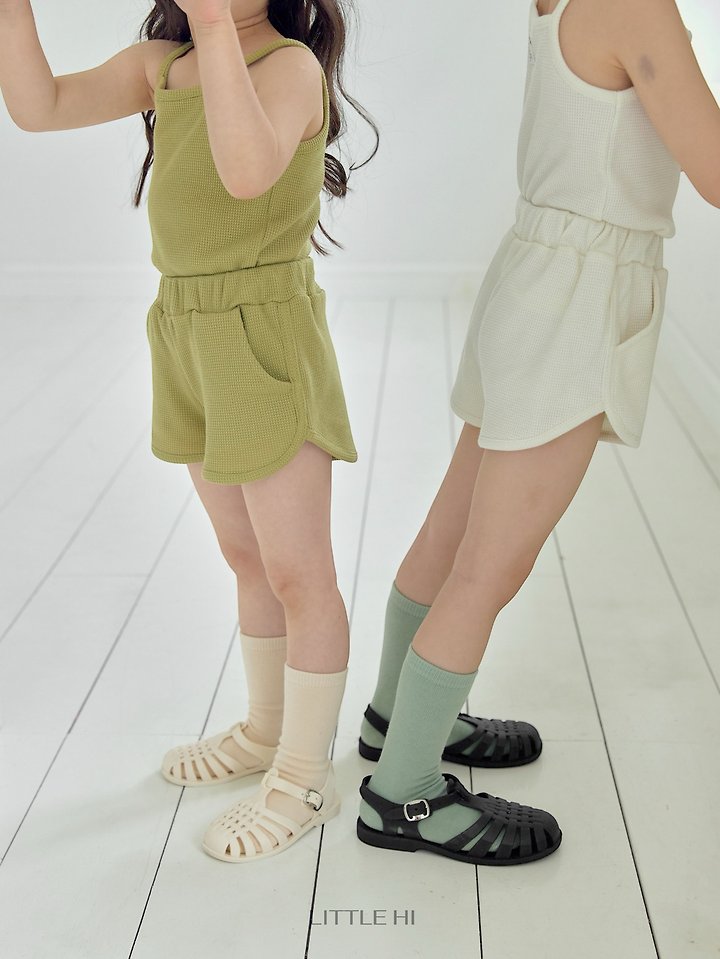 Little Hi - Korean Children Fashion - #minifashionista - Waffle Day Shorts - 8
