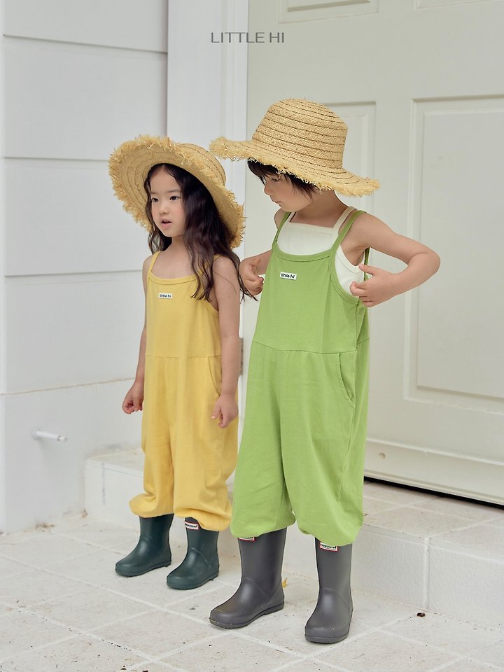 Little Hi - Korean Children Fashion - #minifashionista - Summer Run Overalls - 4