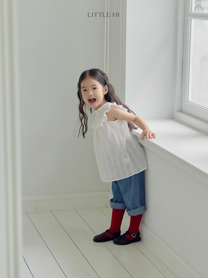 Little Hi - Korean Children Fashion - #prettylittlegirls - Roe Shirring Blouse - 12