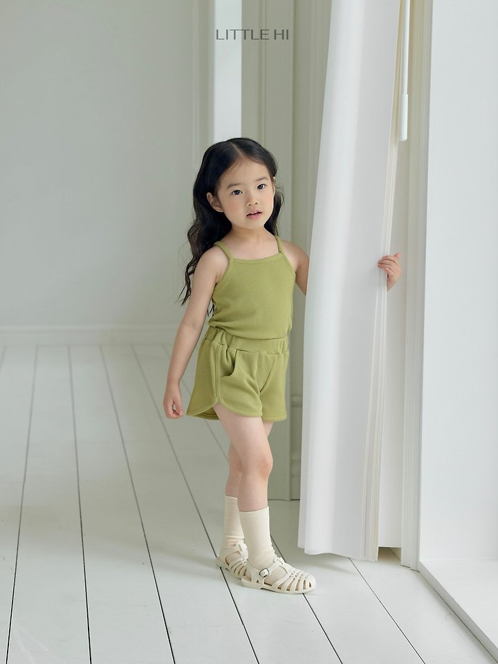 Little Hi - Korean Children Fashion - #prettylittlegirls - Waffle Day Sleeveless Top - 10