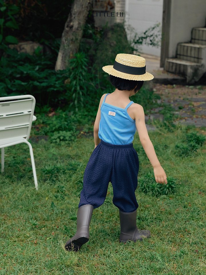 Little Hi - Korean Children Fashion - #toddlerclothing - Color Talk Ribbed Sleeveless Top - 4