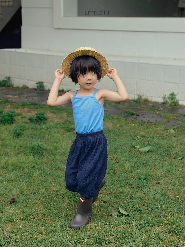 Little Hi - Korean Children Fashion - #toddlerclothing - Color Talk Ribbed Sleeveless Top - 3