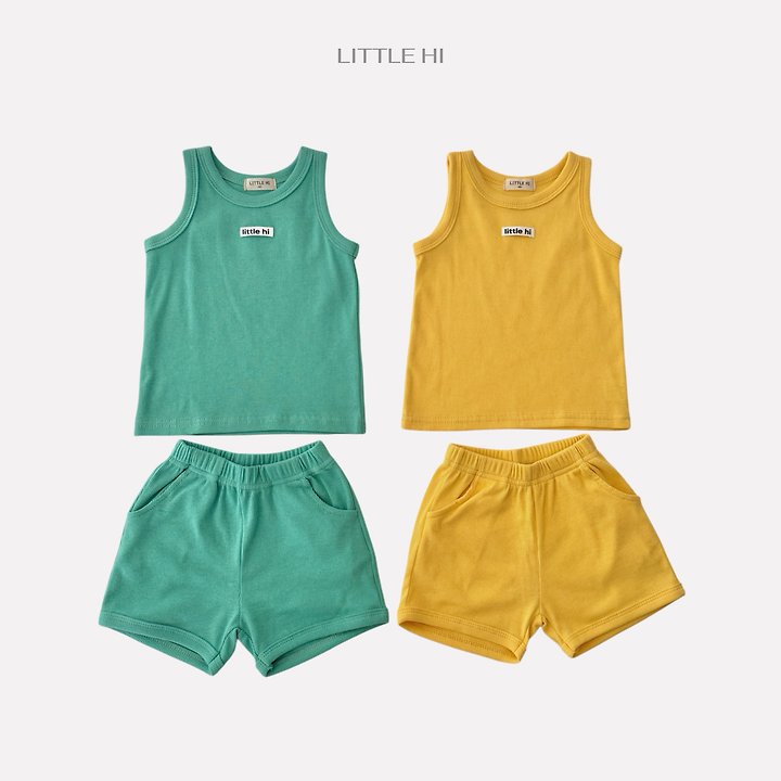 Little Hi - Korean Children Fashion - #toddlerclothing - Little Pop Ribbed Set