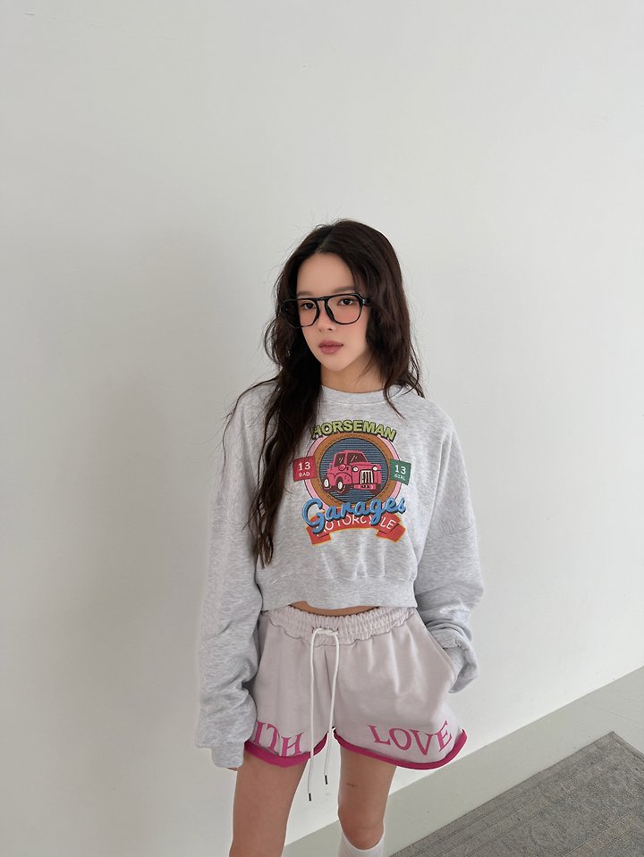 Livu - Korean Women Fashion - #womensfashion - Holes Crop Sweatshirt - 10