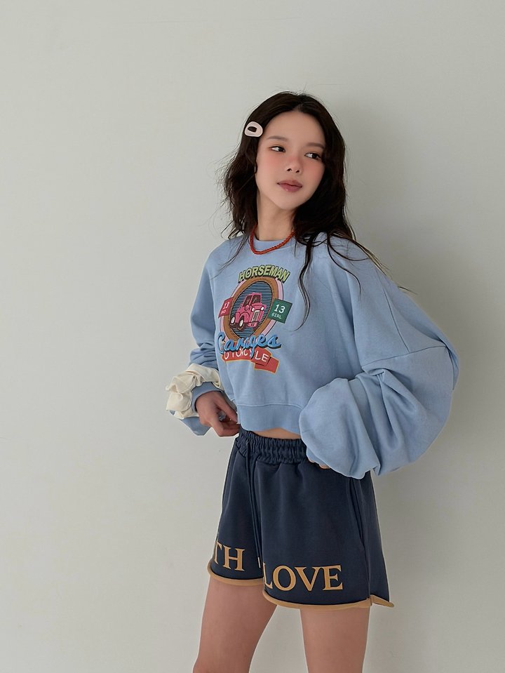 Livu - Korean Women Fashion - #womensfashion - Holes Crop Sweatshirt - 2