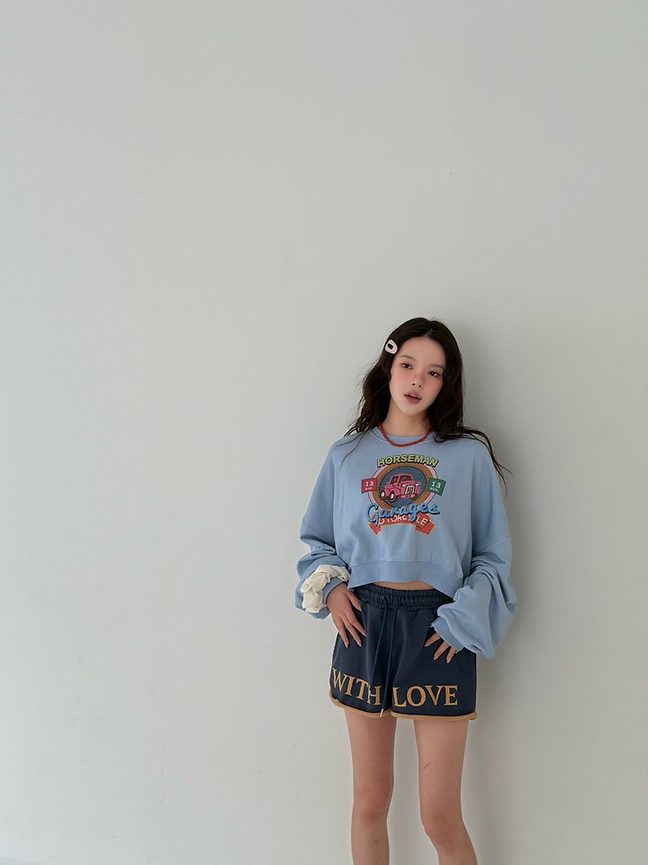 Livu - Korean Women Fashion - #womensfashion - Holes Crop Sweatshirt - 6