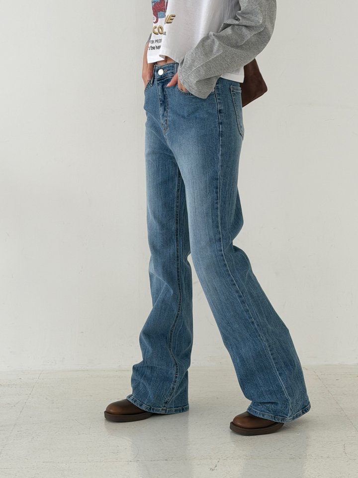 Livu - Korean Women Fashion - #womensfashion - Bootcut Denim Jeans - 2