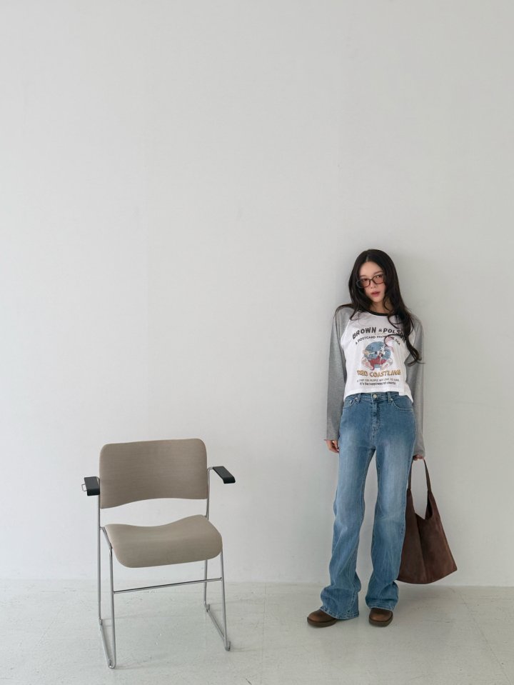 Livu - Korean Women Fashion - #momslook - Bootcut Denim Jeans - 4
