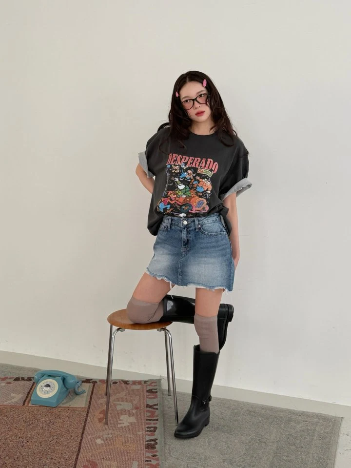 Livu - Korean Women Fashion - #womensfashion - Denim Skort - 10