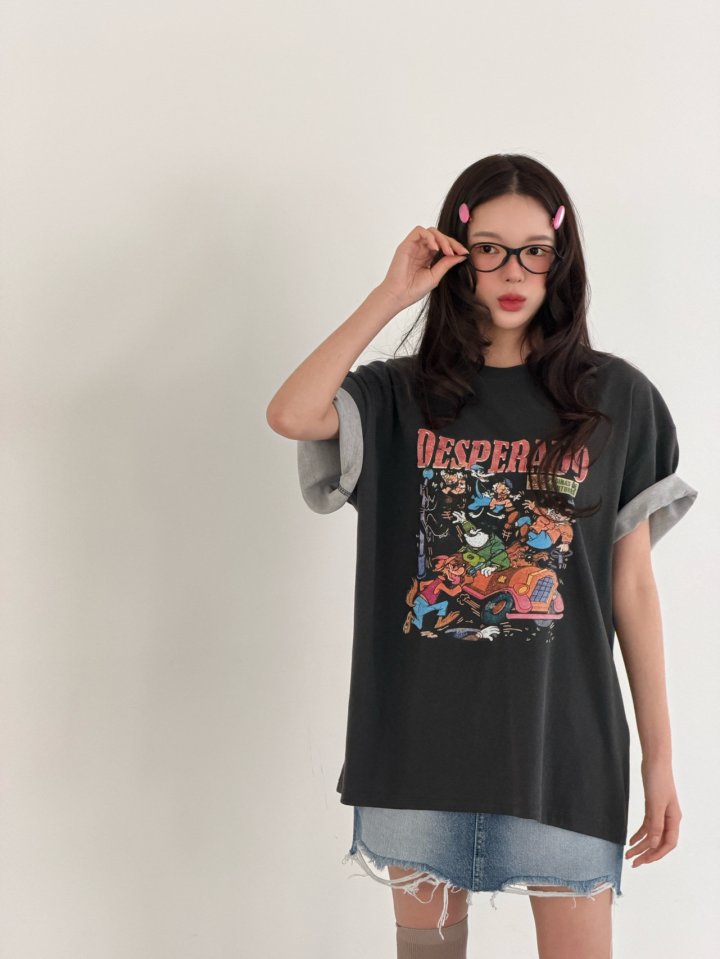Livu - Korean Women Fashion - #womensfashion - Pigment Box Tee - 5