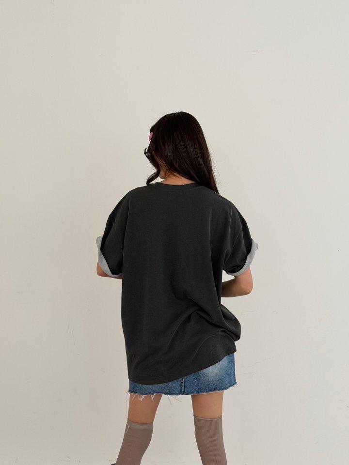 Livu - Korean Women Fashion - #womensfashion - Pigment Box Tee - 9