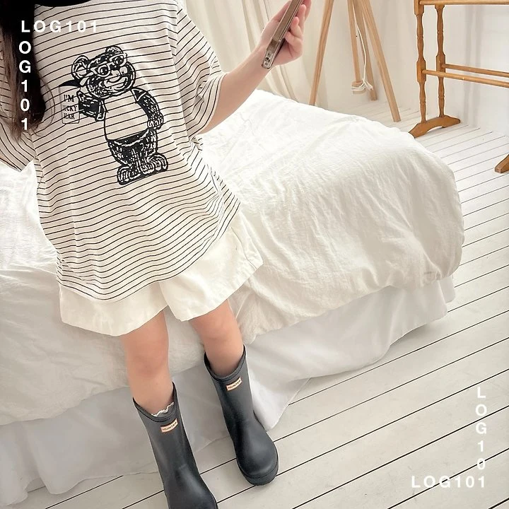 Log101 - Korean Children Fashion - #fashionkids - Scrunchie Shorts - 10