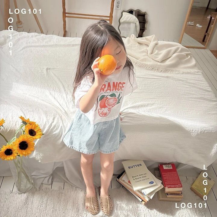 Log101 - Korean Children Fashion - #magicofchildhood - Scrunchie Shorts - 2