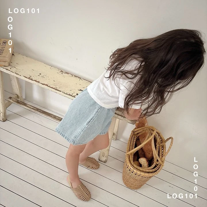 Log101 - Korean Children Fashion - #minifashionista - Scrunchie Shorts - 3