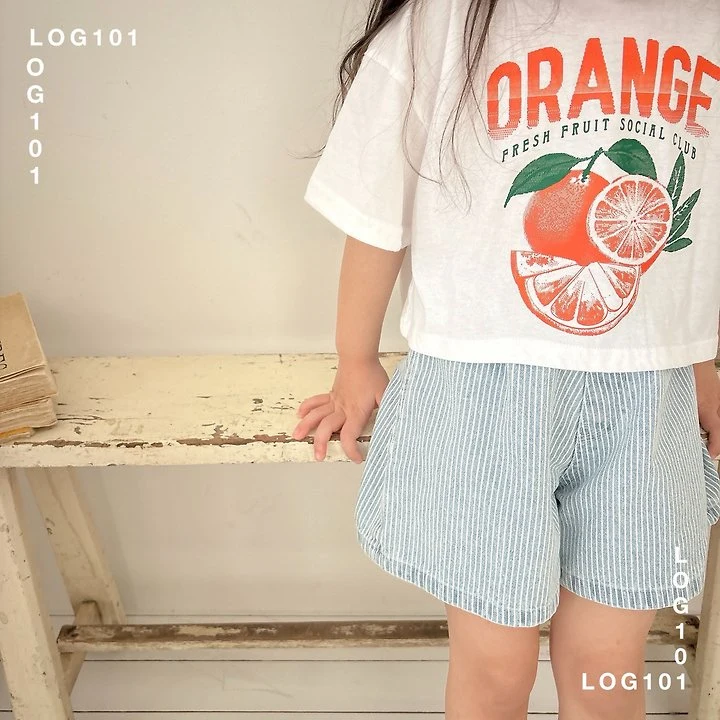 Log101 - Korean Children Fashion - #minifashionista - Scrunchie Shorts - 4