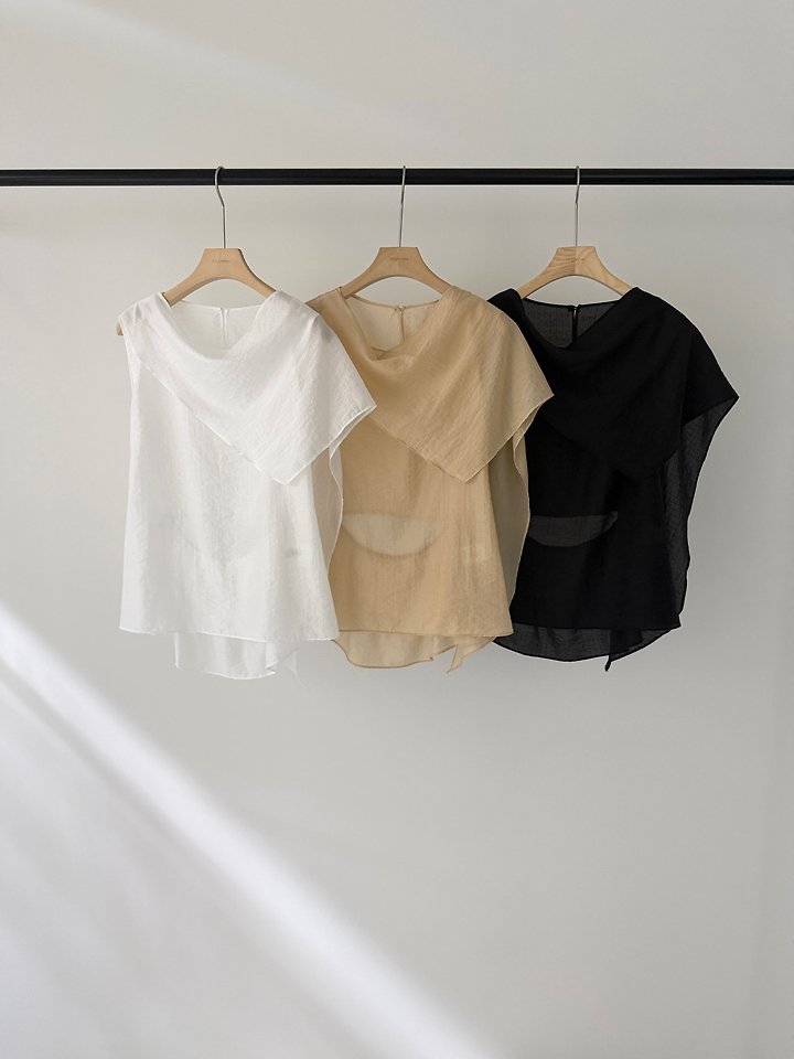 Logarden - Korean Women Fashion - #momslook - Drape Blouse
