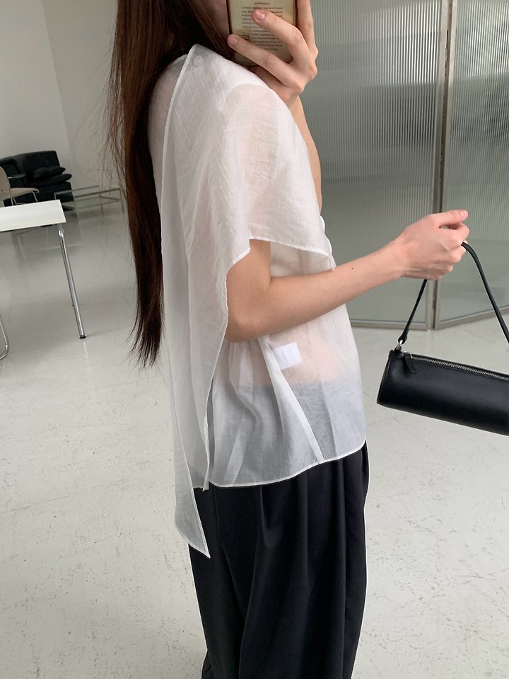 Logarden - Korean Women Fashion - #momslook - Drape Blouse - 11