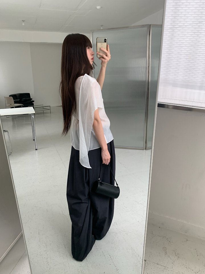 Logarden - Korean Women Fashion - #momslook - Drape Blouse - 12