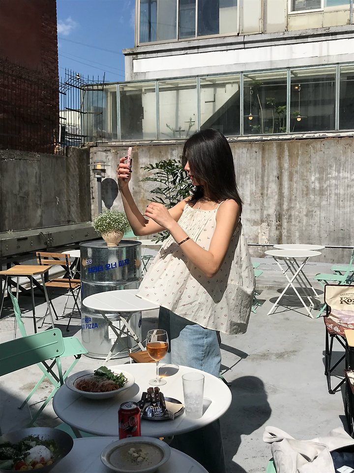 Logarden - Korean Women Fashion - #momslook - Cherry Pintuck Top - 6