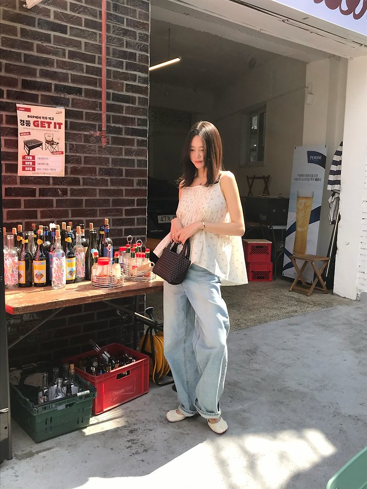 Logarden - Korean Women Fashion - #momslook - Cherry Pintuck Top - 7
