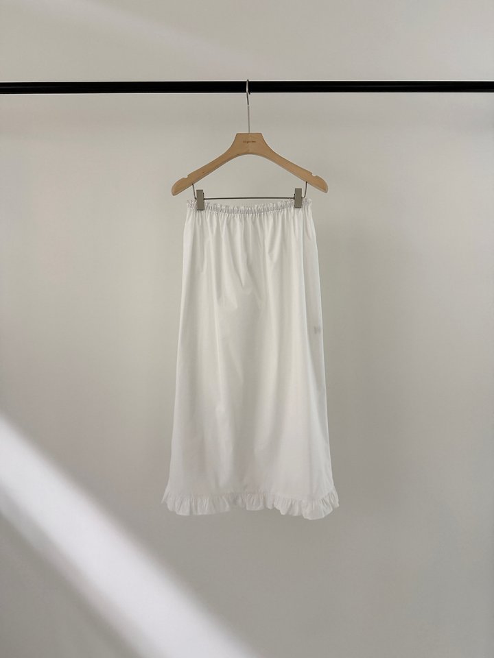 Logarden - Korean Women Fashion - #momslook - Cotton Shirring Skirt