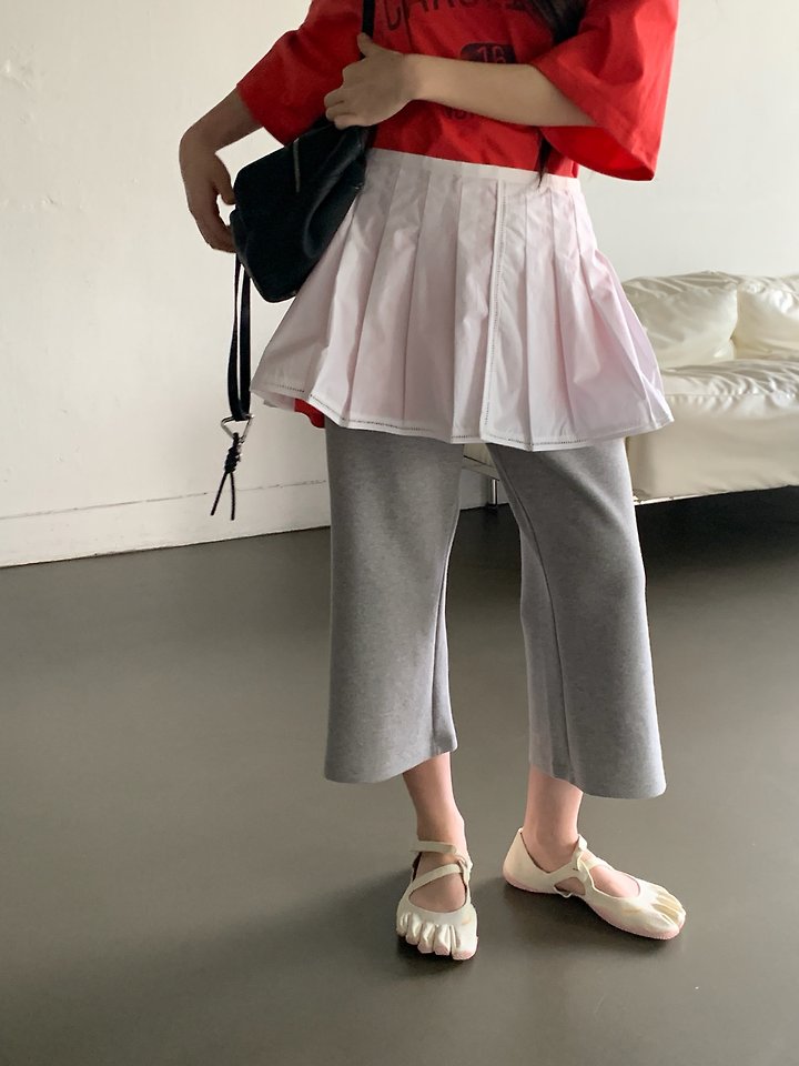 Logarden - Korean Women Fashion - #momslook - Cotton Wrap Skirt - 3