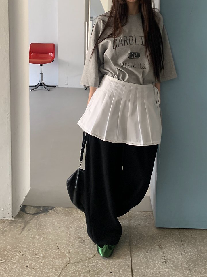 Logarden - Korean Women Fashion - #momslook - Cotton Wrap Skirt - 4