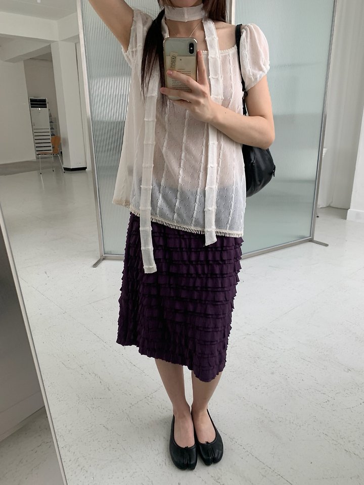 Logarden - Korean Women Fashion - #momslook - Tiered Skirt - 10