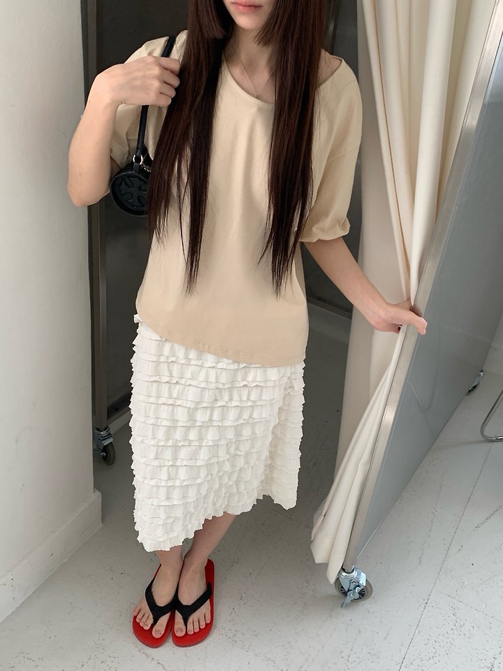 Logarden - Korean Women Fashion - #momslook - Tiered Skirt - 12